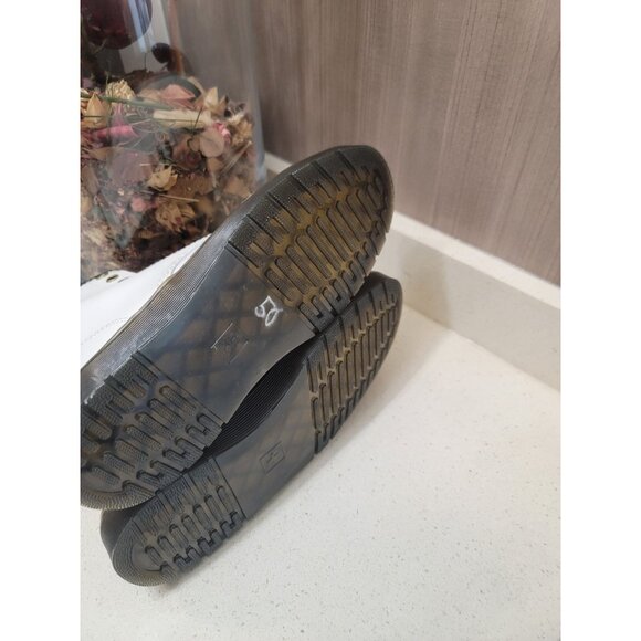 DR. MARTENS ZAVALA COMBAT BOOTS SIZE 6 NEW NWOT White/Black - Picture 5 of 6